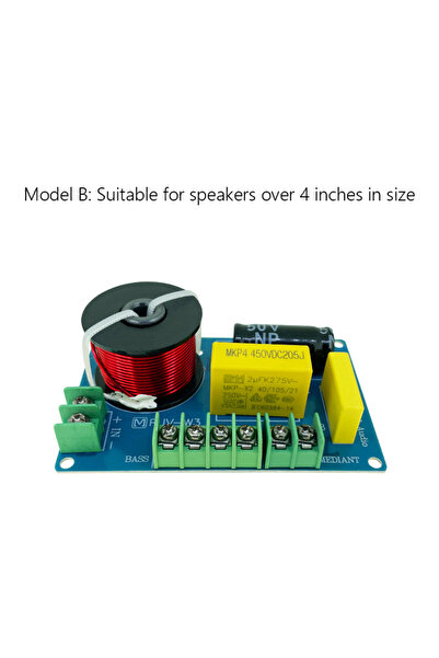 choice2 ALLOYSEED 2 PCS B For 4inch above 200W 3 Way HiFi Speaker Frequency D...