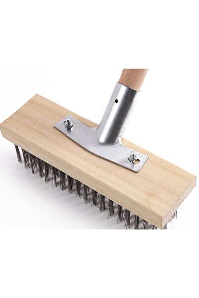 Mercaton Wooden Broom with Soft Bristles and Metal Tail Holder, 60 cm