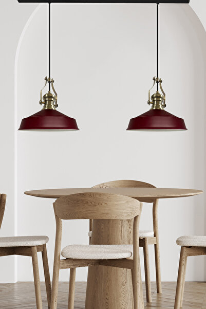 Bamyum Vişne Çürüğü Asaletli Ikili Avize Yeni Eskitme Başlık Retro Sarkıt Lamba Mutfak Salon Kafe Avizeleri