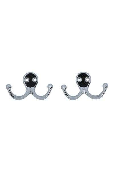 ACE 2-Piece Double Garment Hook 3 Inch