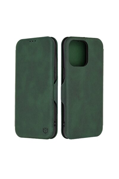 Rao Carcasă Techsuit Safe Wallet Plus, Premium Grip, verde intens pentru iPho...