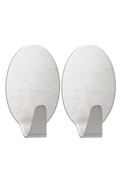 Wenko 2-Piece Waterproof Finish Wall Hook