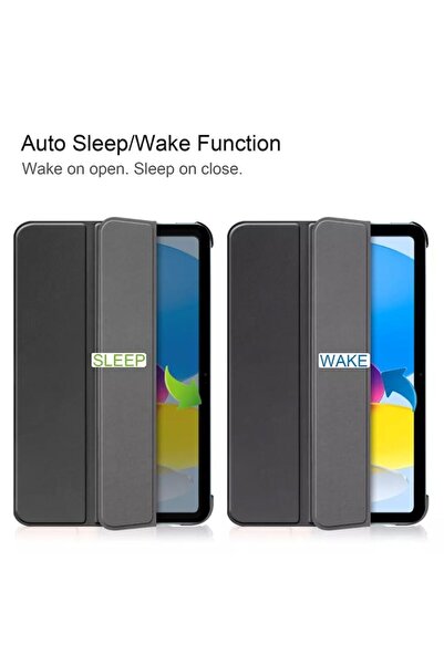 Rao Husa compatibila cu iPad 10 2022 10.9, FoldPro, J84, Fibra Nano, Crazy Red