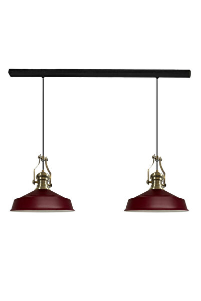 Bamyum Vişne Çürüğü Asaletli Ikili Avize Yeni Eskitme Başlık Retro Sarkıt Lamba Mutfak Salon Kafe Avizeleri