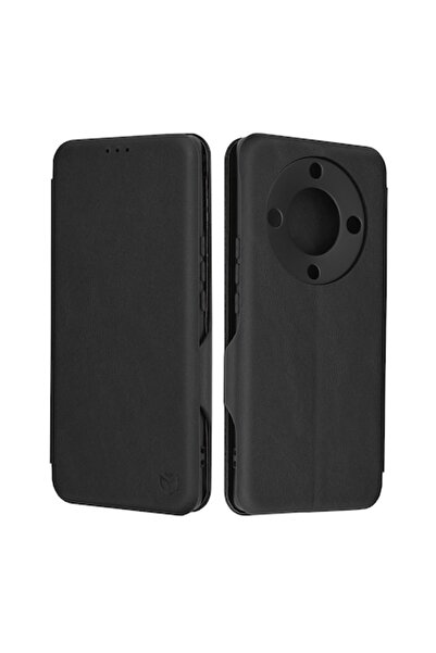 Rao Husă compatibilă cu Honor Magic5 Lite, Premium Grip, T42, piele, negru in...