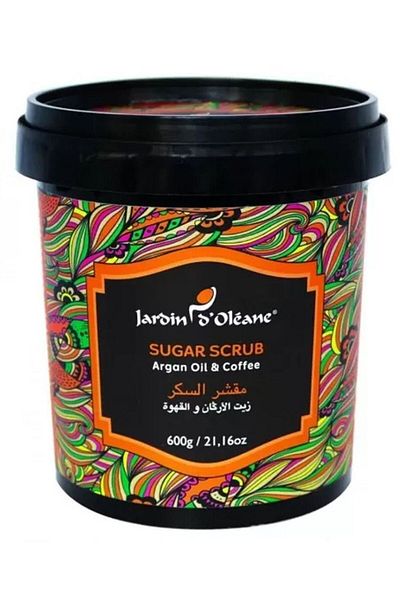 Jardin D Oleane Argan Oil And Coffee Sugar Scrub Black 600g