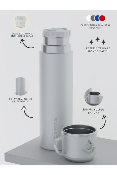 Star Termos Trailmate Stainless Steel Thermos with Cup