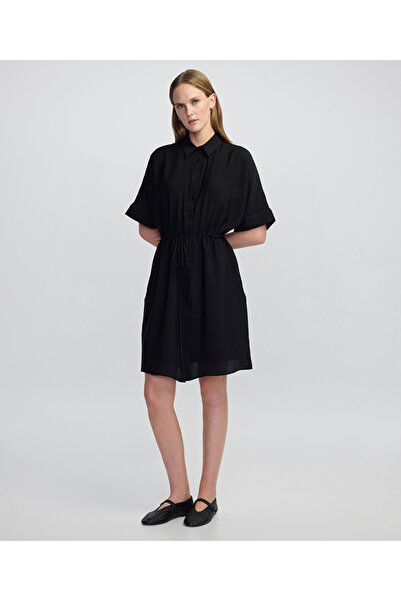 İpekyol Belden bağlamalı gömlek elbise