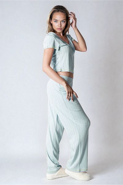 SCREENSHOT Women's Short Sleeve Cotton Pajama Set / Breathable Fabric / with Different Color Options