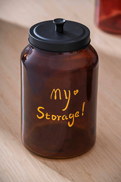 ACAR Pierre Metal Kapaklı Kavanoz Seti - 28 cm