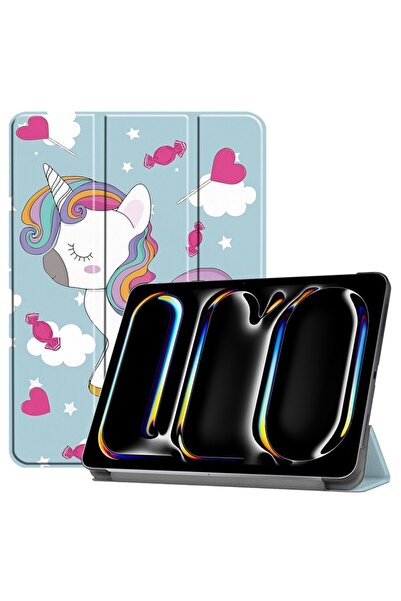 Rao Husă compatibilă pentru iPad Pro 11 2024, FoldPro, M3, Nano Fiber, Unicorn