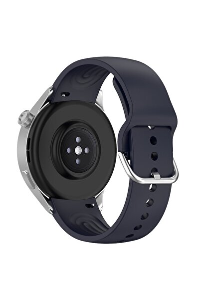 Flo Curea de ceas pentru Huawei Watch GT 2 46mm/GT 3 46mm, Xiaomi Watch S1 Pro/Active, G39, silicon, albastru cerneală