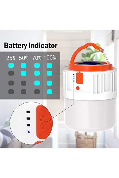 OEM 3 in 1 Portable Solar Lamp for Camping
