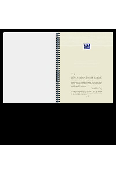 Oxford Origins A4+, 70f, Optik 90g, Ecolabel, Microperforat, Margini liniate, Dictando, Albastru închis