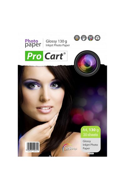 PROCART Hârtie foto lucioasă A4 130g