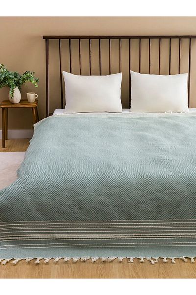 LC Waikiki Lcw Home Double Bedspread with Embroidery Detail 180X230 cm