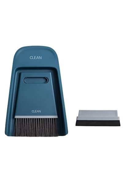 Briggs Set mini mătură și făraș, 19,5x13,8x3,6 cm, albastru