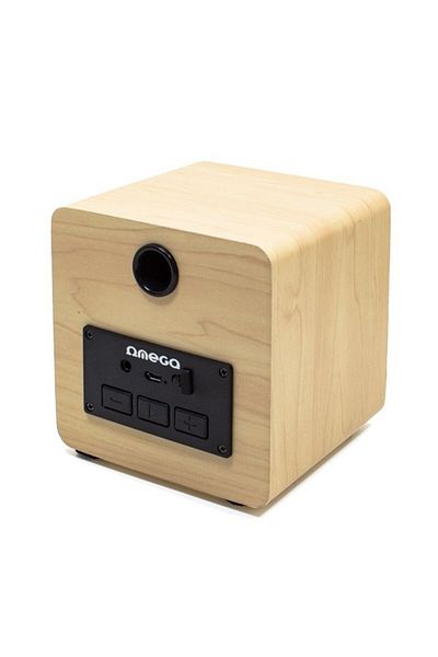 Omega Boxă Bluetooth din lemn maro 5W