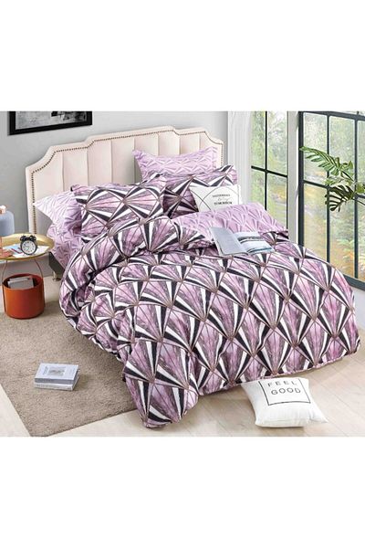 JOJO HOME Lenjerie de Pat Finet, 1 Persoana, 4 Piese
