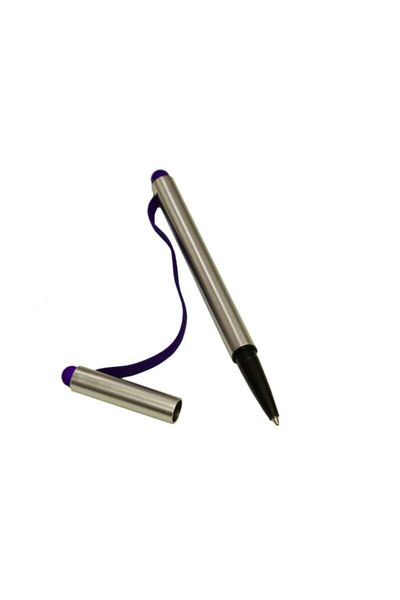 Rao Stylus universal 2 in 1, pentru utilizare touch screen si varf de pix, blue