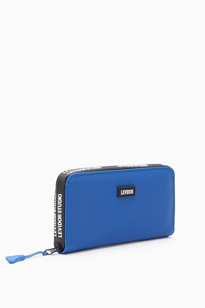 Levidor Γυναικείο πορτοφόλι Blue Textile 920004