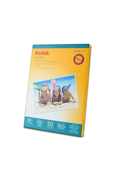 Kodak photo paper 13x18, Glossy, 180 g, top 50 sheets