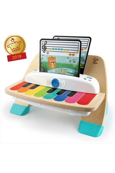 Baby Einstein Και Hape Magic Touch Ξύλινο Μουσικό Παιχνίδι Πιάνου για Νήπια, 6 Μηνών και Άνω