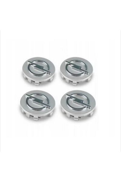 Opel Set 4 capace roți 64mm, Insignia/Astra/Vectra/Corsa, pentru jante, argintii