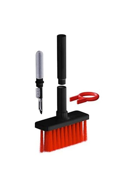 Rao Kit de curățare pentru gadgeturi 5 în 1, negru-roșu
