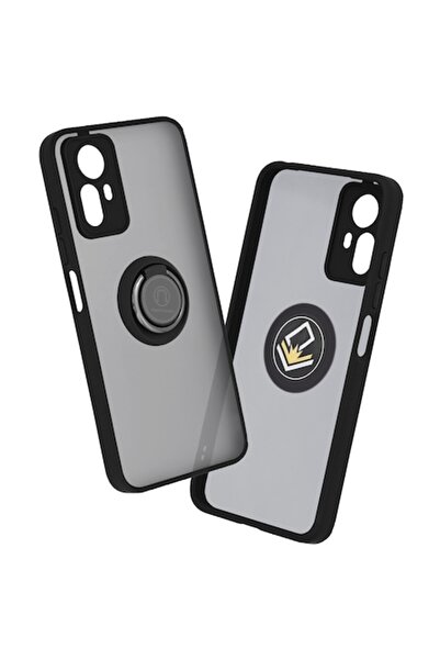 Rao Husa compatibila cu Xiaomi Redmi Note 12S, Glinth, Z48, Metal, Pitch Black