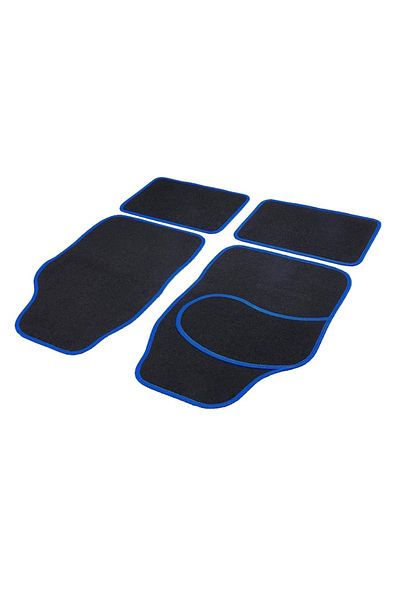 Primlife Set Covorase Auto Textile Universale Carguard 64 X 44 Cm, 44 X 29 Cm Negru Albastru
