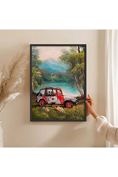 HOMEPACK TABLO CU CADRU DE LEMN POSTER CU CADRU DECOR ARTISTIC DE PERETE TK/1486