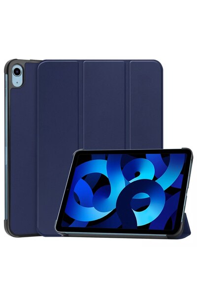 Rao Husă compatibilă pentru Apple iPad Air 4 2020/Air 5 2022, FoldPro, J78, Nano Fiber, Albastră