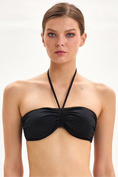 Argento 1011-2030 Women's Drawstring Strapless Bikini