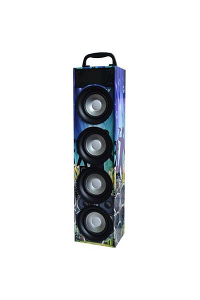 LTC Boxă portabilă cu 4 difuzoare, USB, Mp3, radio FM, Bluetooth