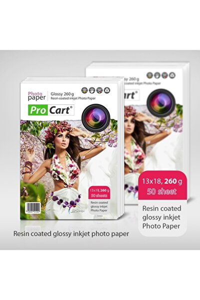 PROCART Hârtie foto RC 260g format 13x18 lucioasă