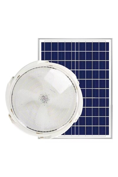 Primlife Plafoniera Solara cu Panou Solar Primlife, 500 W, Diametru 360 mm, cu Telecomanda, 6V/15W