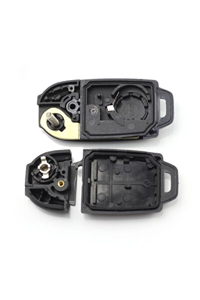 Briggs Carcasă cheie pliabilă Volvo (tip cuțit), 4 butoane, neagră -