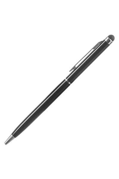 Rao Stylus Pen universal, cu varf de pix si clips, culoare neagra