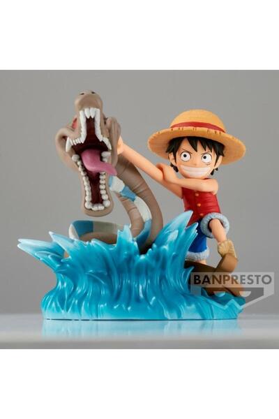 Banpresto Wcf - Log Stories One Piece - Monkey.D.Luffy Statue 7cm