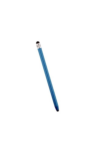 Rao Stylus Pen universal cu 2 capete din silicon, culoare albastră