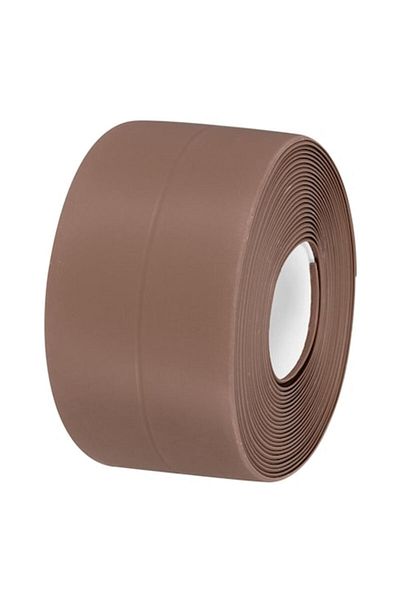 OEM Bandă adezivă de etanșare din PVC, maro, 3,2 m x 3,8 cm, pentru baie și bucătărie