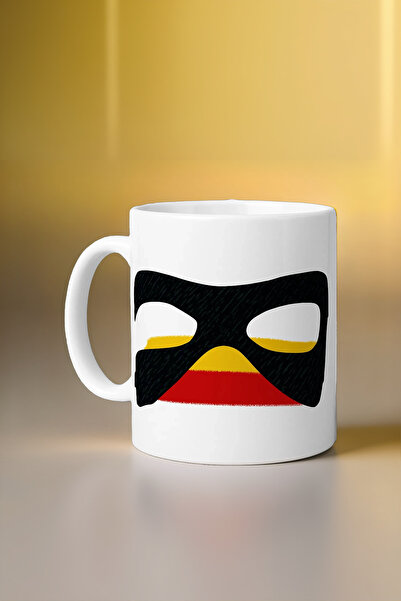 OMZ Osimhen Printed Design Yellow Red Fan Mug Premium Printed Mug Cup Yellow Red