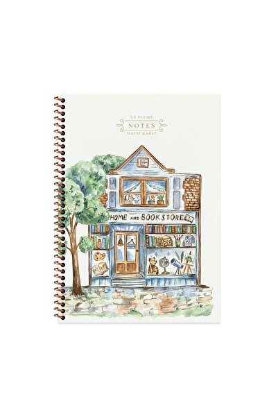 KESKİN COLOR Keskin Color A4 Çizgili Spiralli La Plume Shop Defter - Mavi