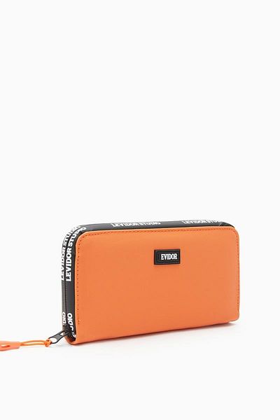 Levidor Γυναικείο πορτοφόλι Orange Textile 920004