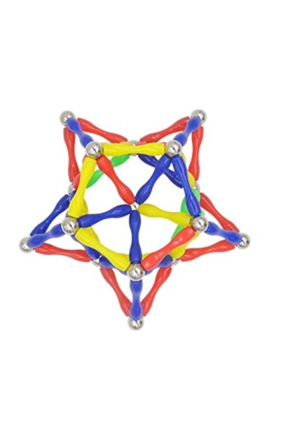 SENECA Joc tubular magnetic 3D de memorie și inteligență, 37 de piese