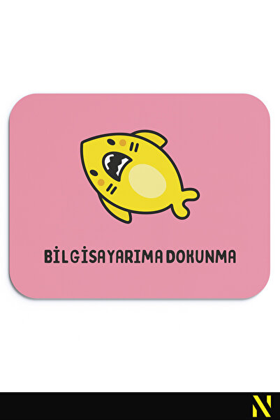 nilizma Cute Shark Mouse Pad - 23 cm X 19 cm - Anti-Slip Base Home and Office Use Mousepad