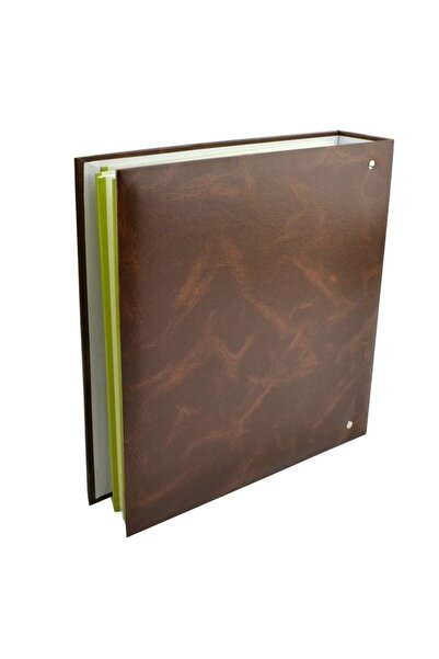PROCART Classic photo album 23x28 cm, 50 white self-adhesive pages, mechanical notebook type Brown