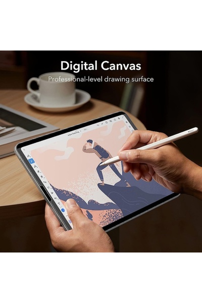 Primlife Folie Armour Shield pentru iPad Air 11 2024/Air 11 2025, M14, Plastic, ESR Paper-Feel Magnetic