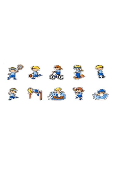 Star Master Educational Domino Game in Wooden Box, Sports Model, 28 Pieces